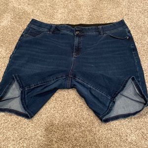 Lane Bryant T3 Bermuda denim shorts